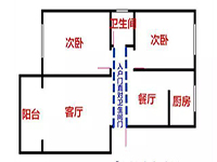 入戶門正對(duì)著衛(wèi)生間，客人來(lái)了太尷尬了